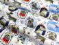 Preview: Patchworkstoff mit Hunden und Zicklein Sterne von Timeless Treasures